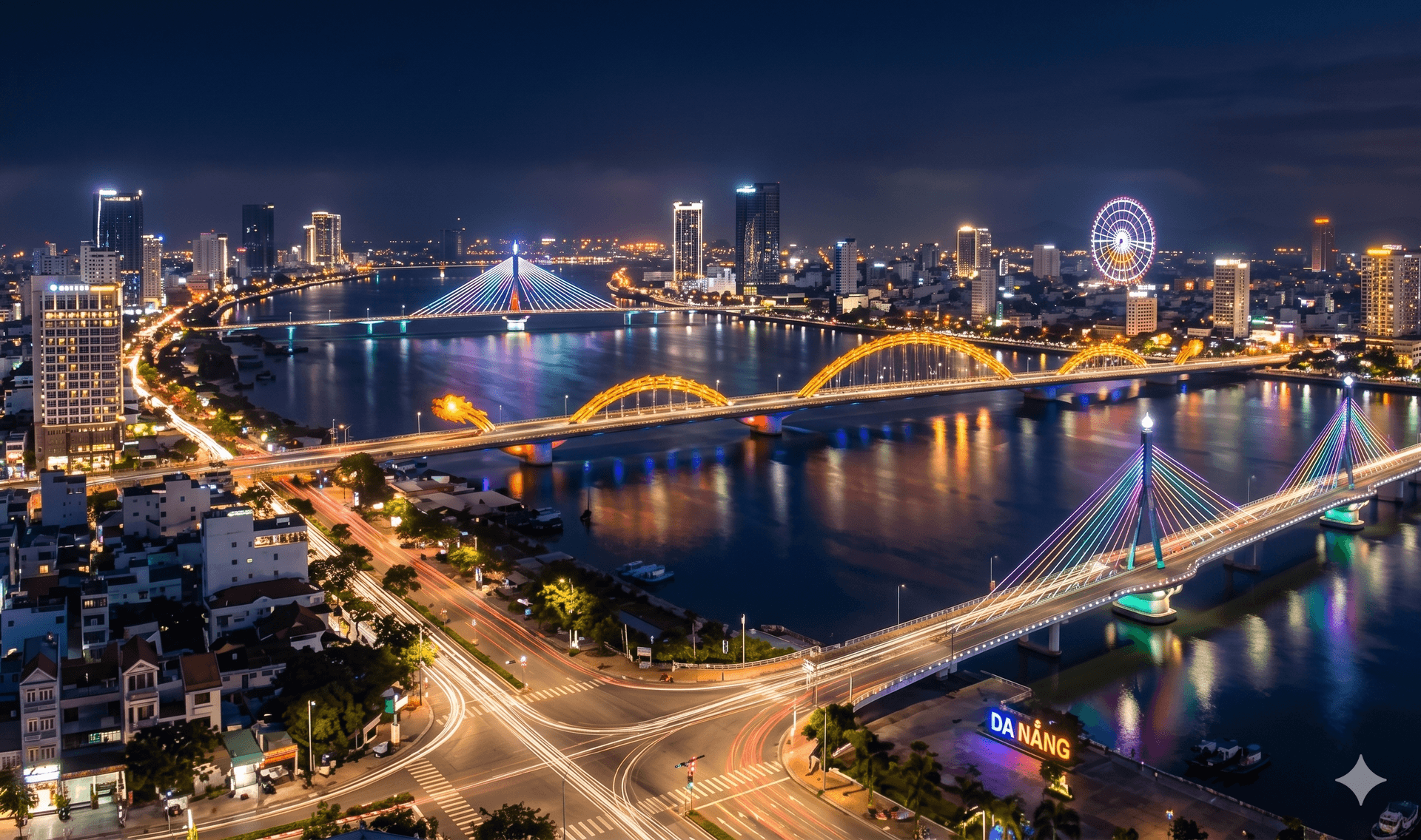 峴港市夜景